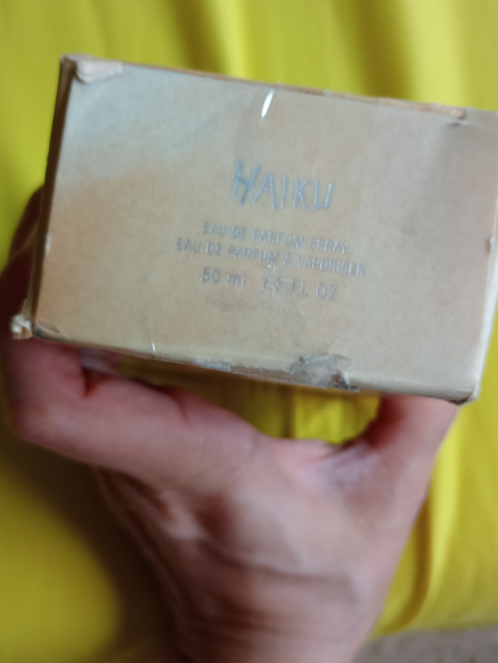 vintage 1.7 oz bottle of Avon Haiku Eau de Parfum Spray. New in. Box